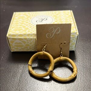Elegant Plunder Bamboo Hoop Earrings